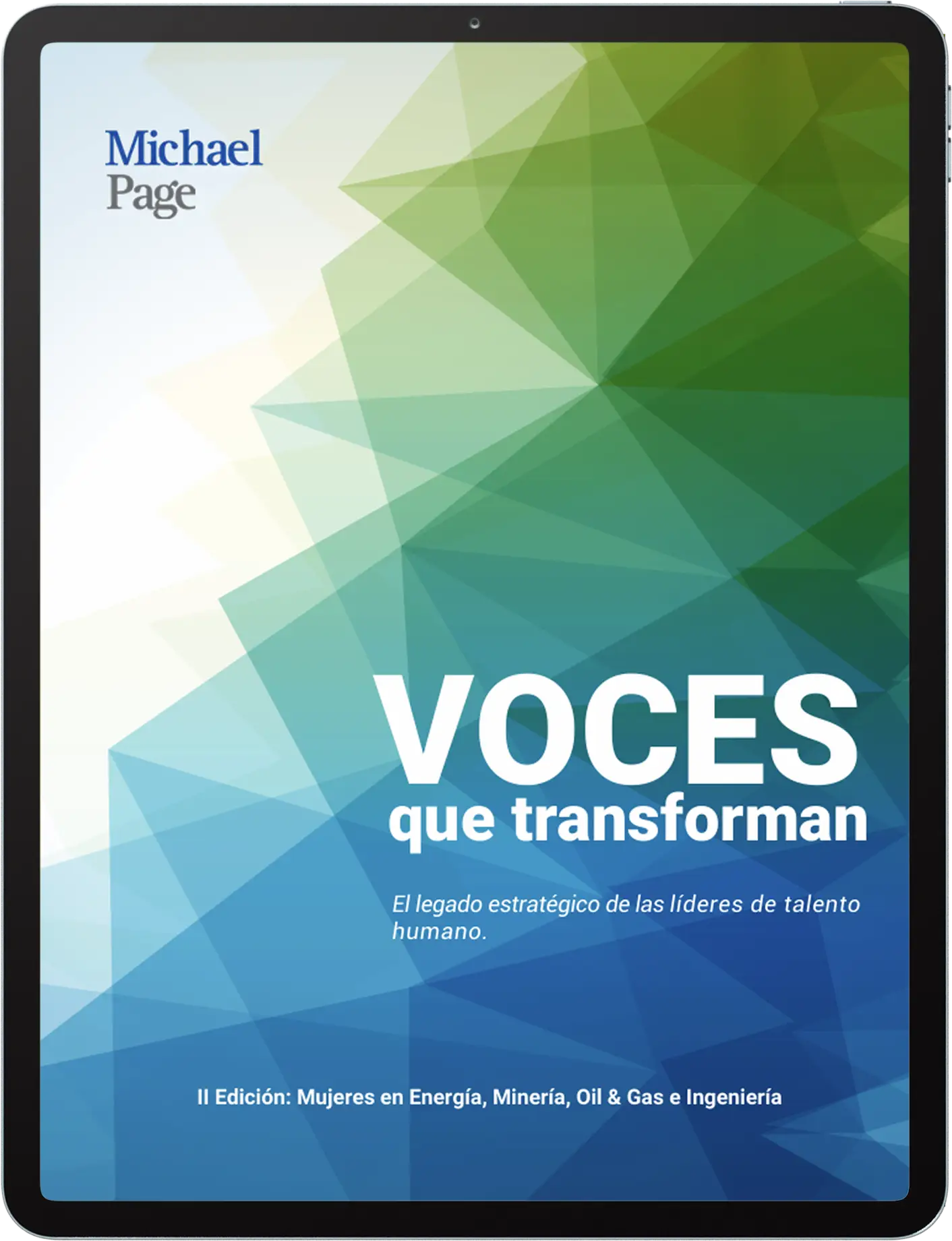 imagen de notebook con la portada del estudio hls de michael page