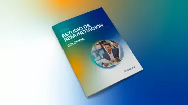 Portada de un informe titulado 'Estudio de Remuneración Colombia'.